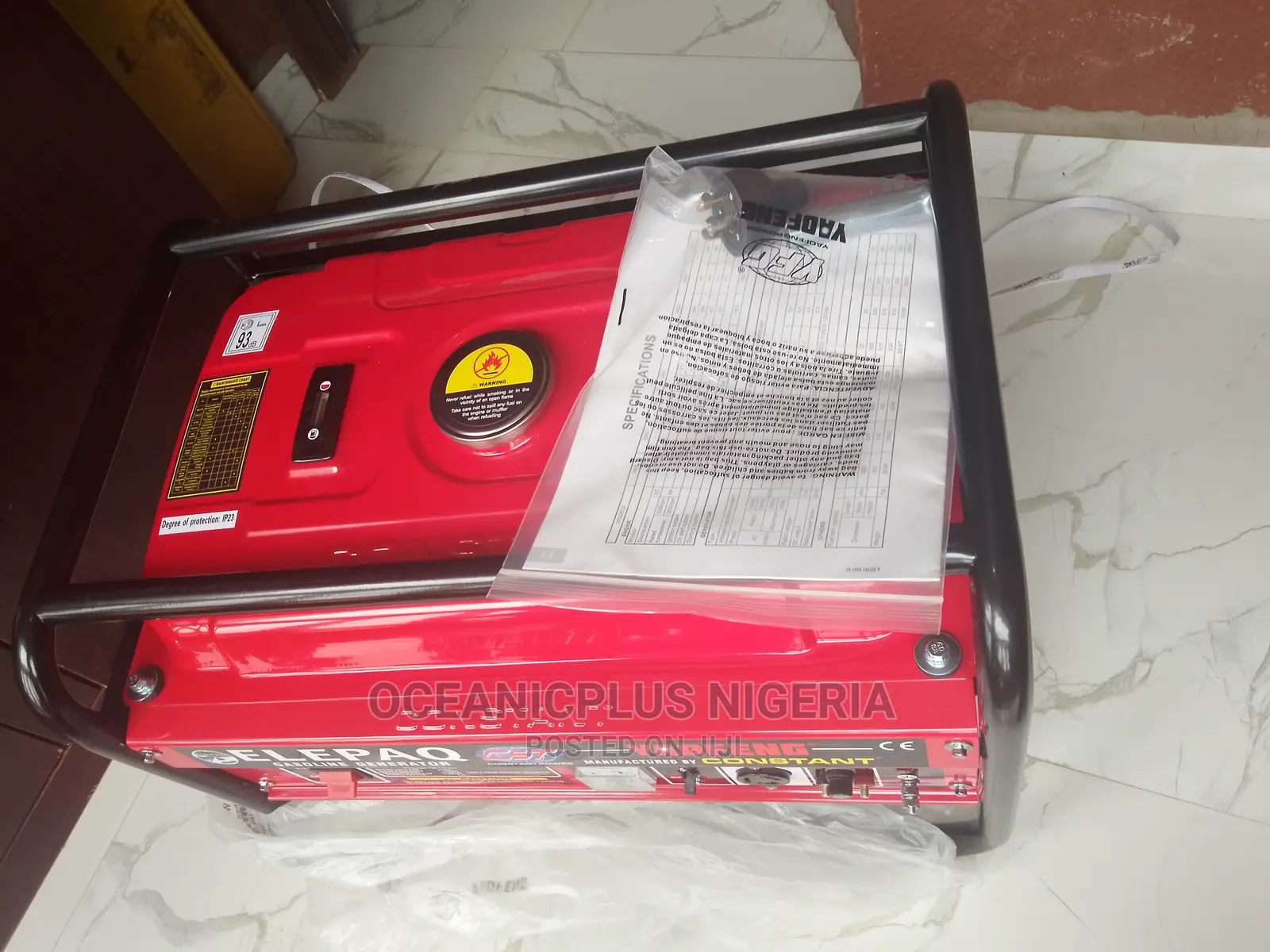 Durable Elepaq Constant Ec5800cx3.5kva Manual Generator