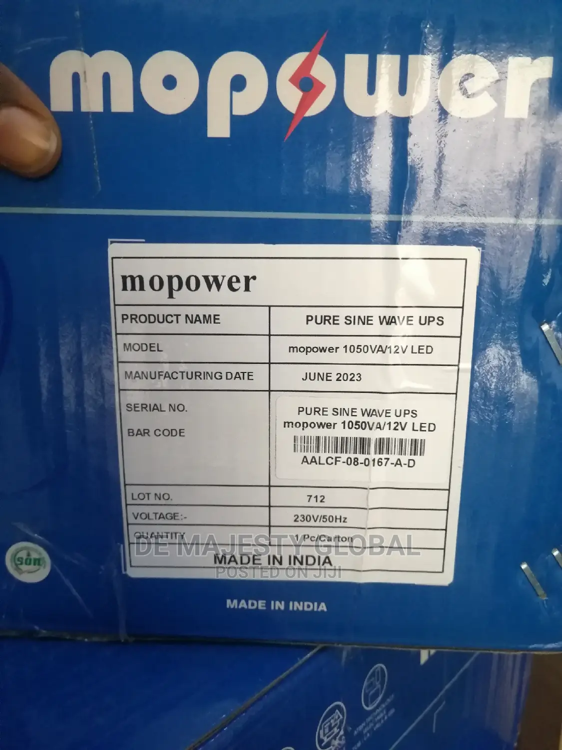 1kva 12V Mopower Pure Sine Wave Inverter