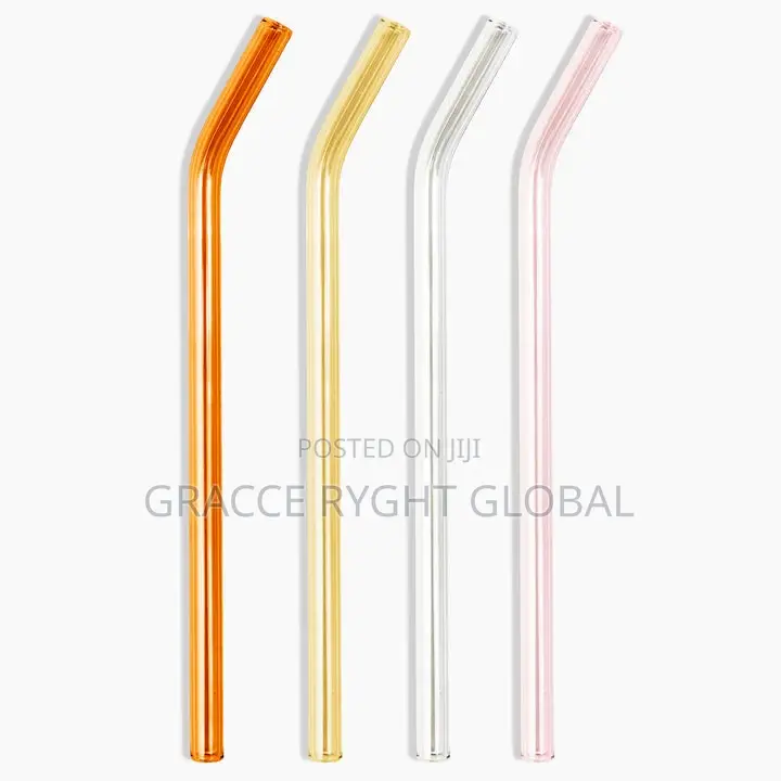 Reusable Glass Straw With Brush