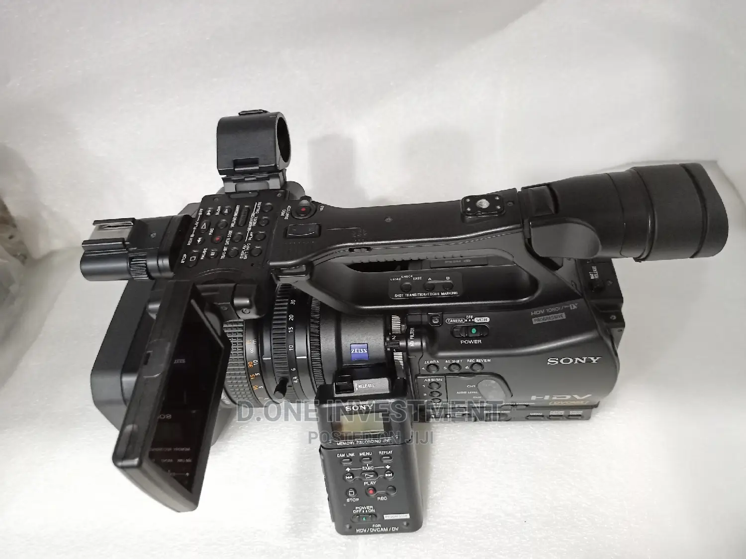 Sony Z7 Video Camera With Memory Card Adapter
