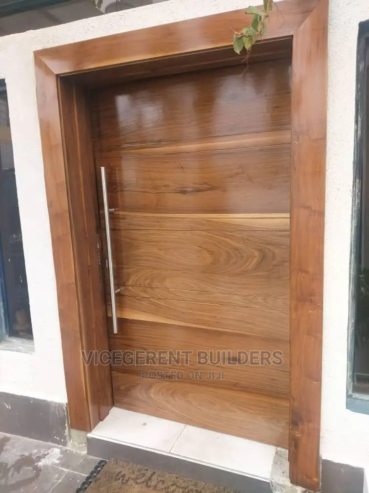 High Density Hard Wood Timber Waterproof Door Door