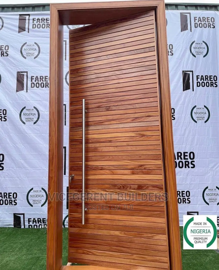 High Density Hard Wood Timber Waterproof Door Door