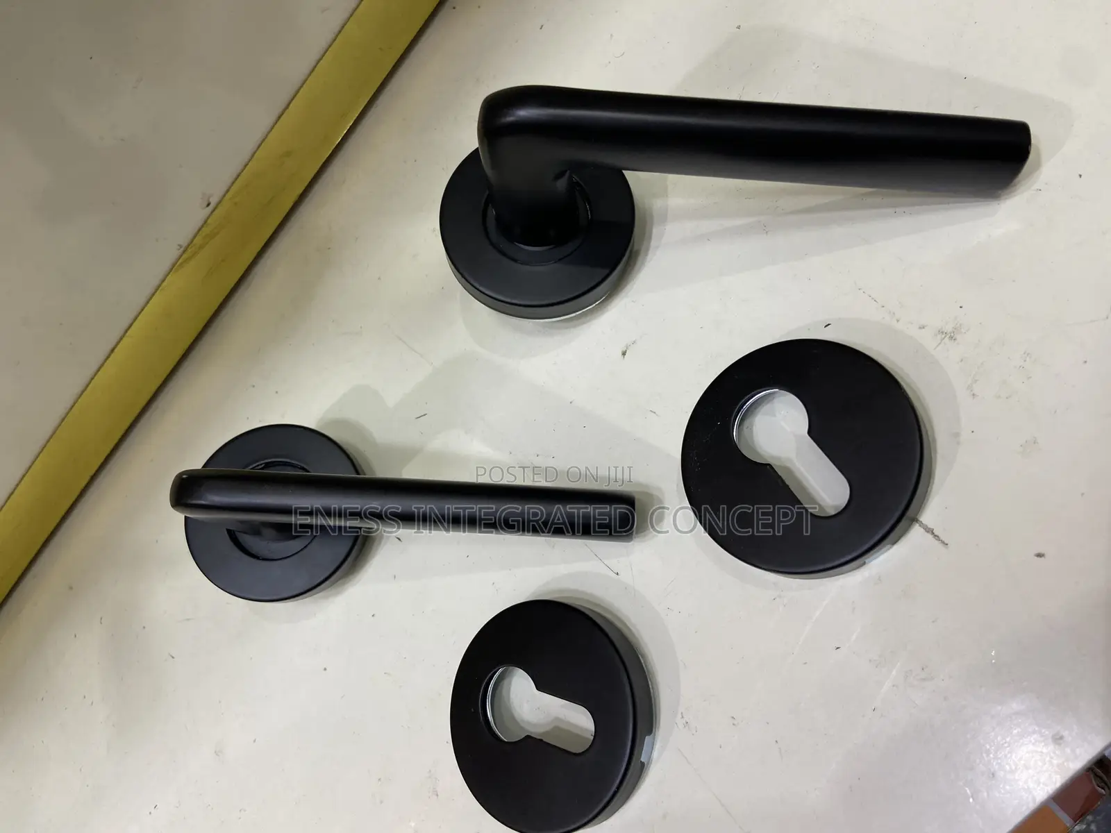 Black Coated Lock Set