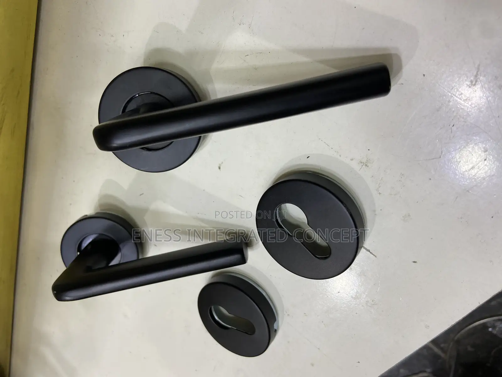 Black Coated Lock Set