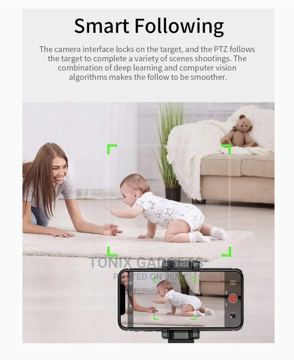 Auto Tracking 360 Rotation Holder - Personal Robot Cameraman