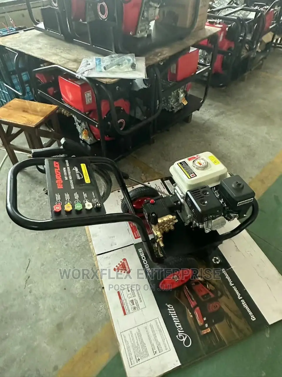 Big Gasoline Pressure Washing Machine