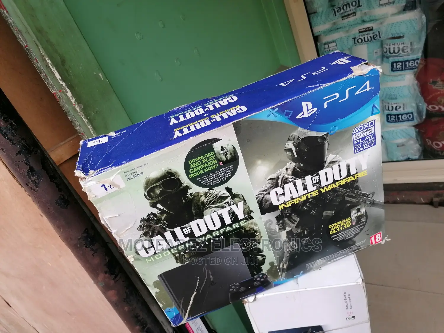 Uk Used Sony Ps4 Slim, 2pads, Fifa'25 Games Installed W/Cables
