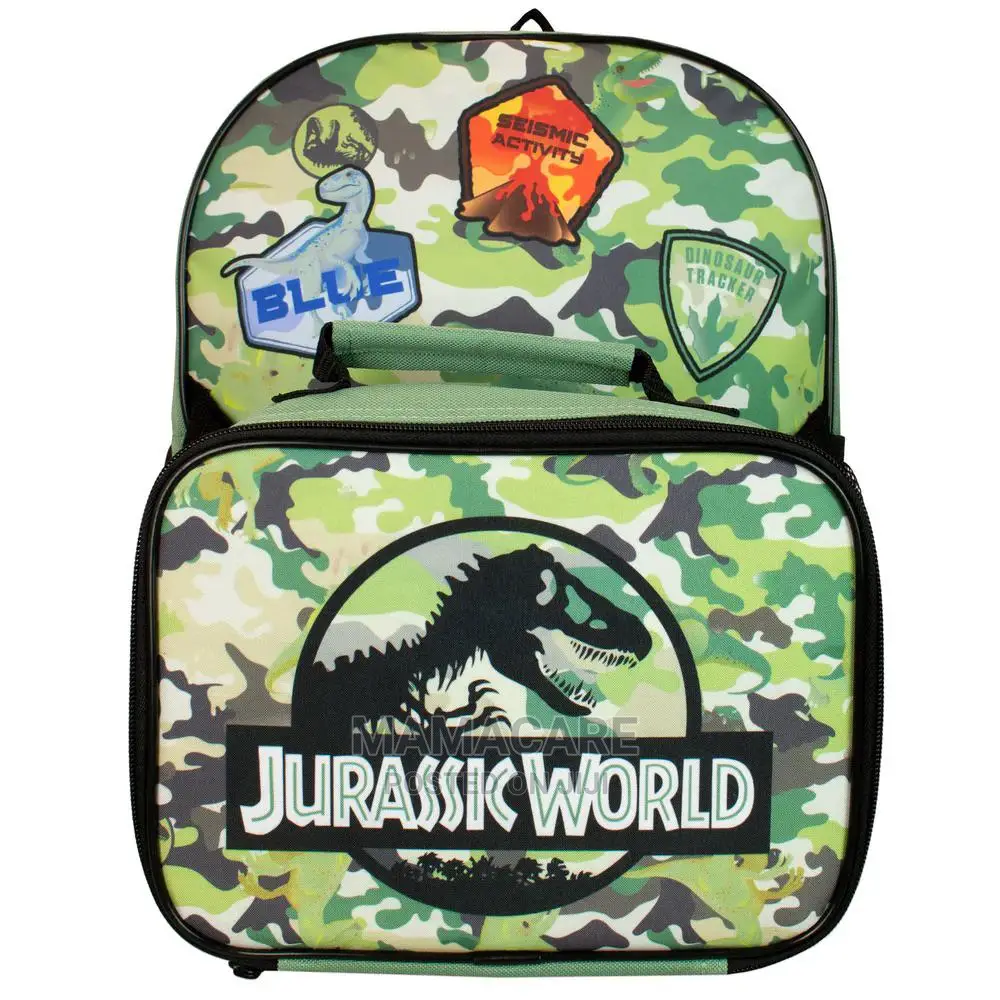 Jurassic World Kids Backpack and Lunchbag Set