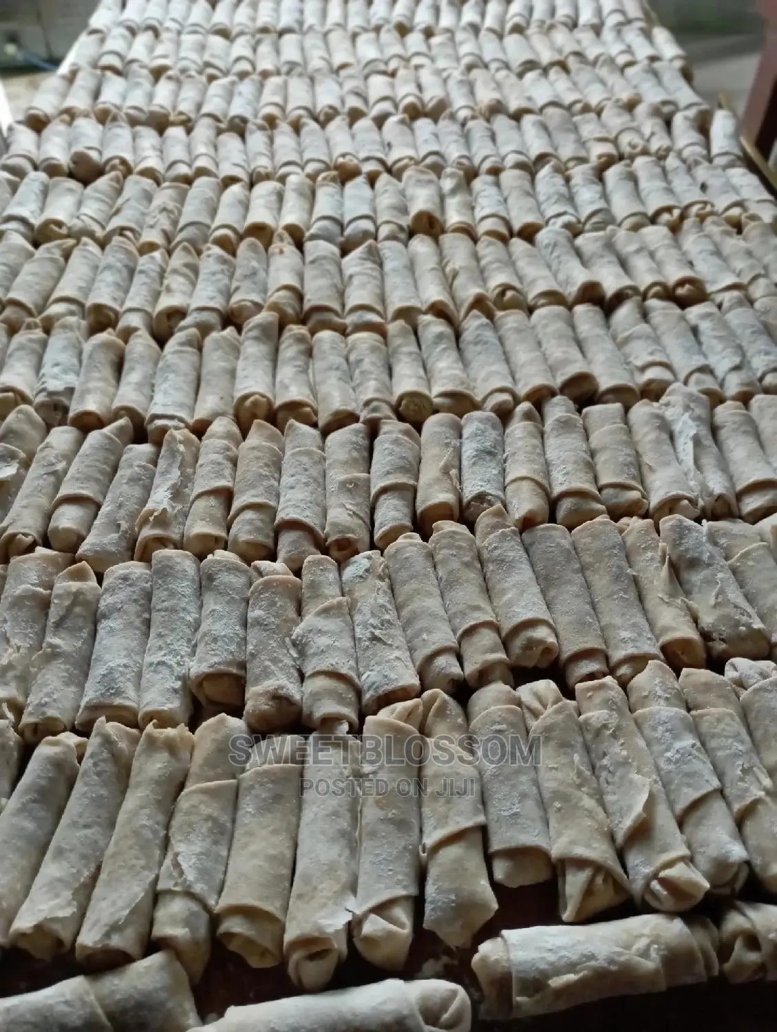 Freshly Made Spring Roll and Samosa