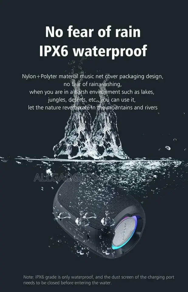 Zealot S53 Waterproof Wireless Portable Speaker