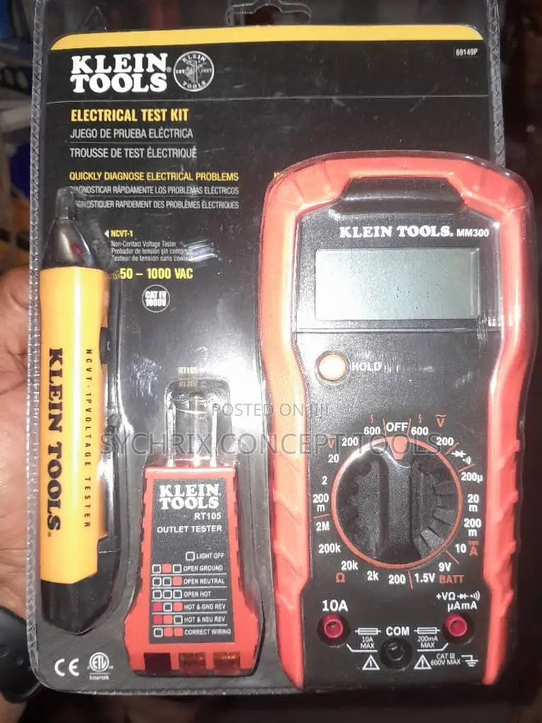 Electrical Test Kit With Digital Multimeter