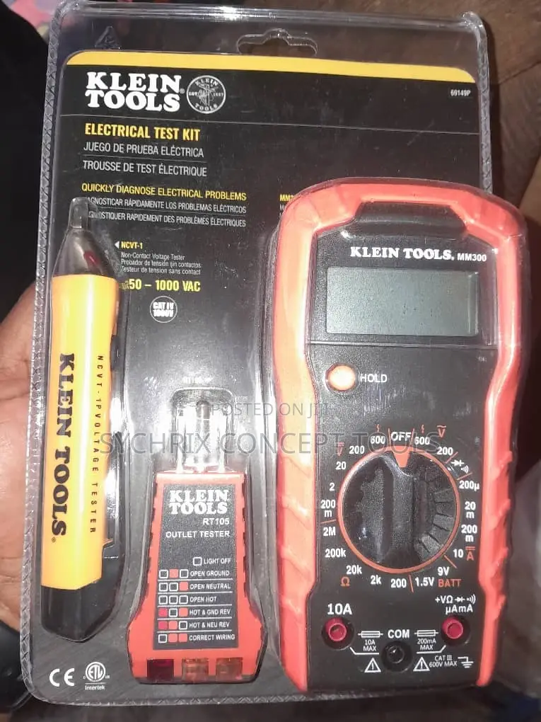 Electrical Test Kit With Digital Multimeter