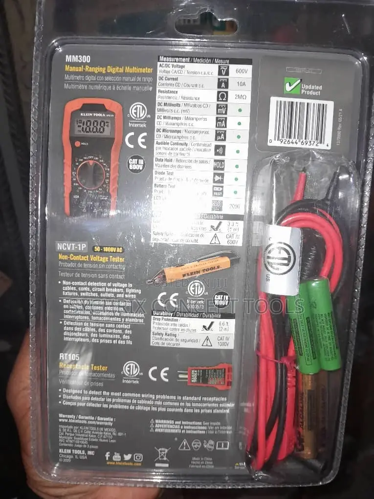 Electrical Test Kit With Digital Multimeter