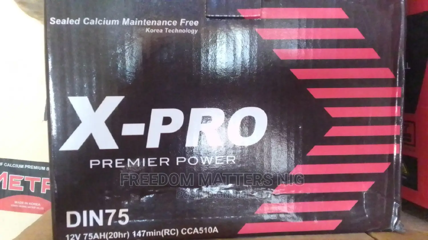 Original Korea Car Battery Guaranteed