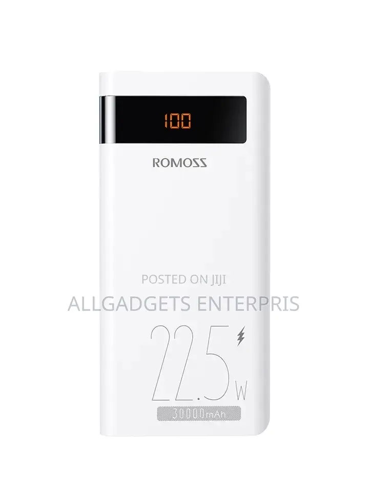 Romoss Sense 8pf 30000mah Power Bank 22.5w Fast Charging