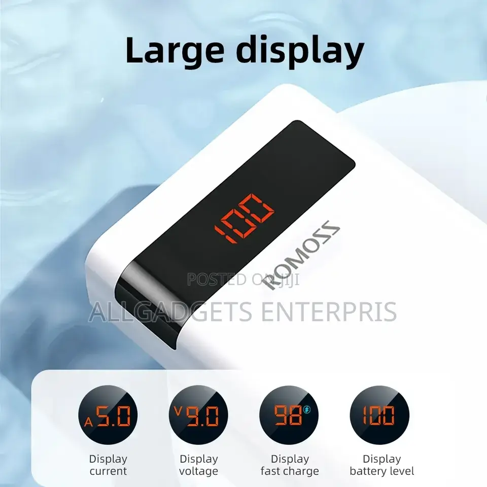 Romoss Sense 8pf 30000mah Power Bank 22.5w Fast Charging