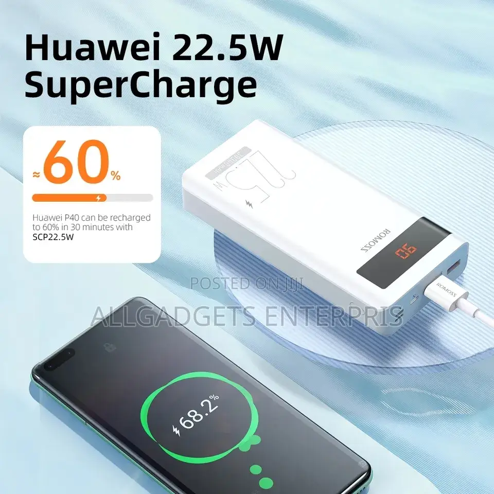 Romoss Sense 8pf 30000mah Power Bank 22.5w Fast Charging
