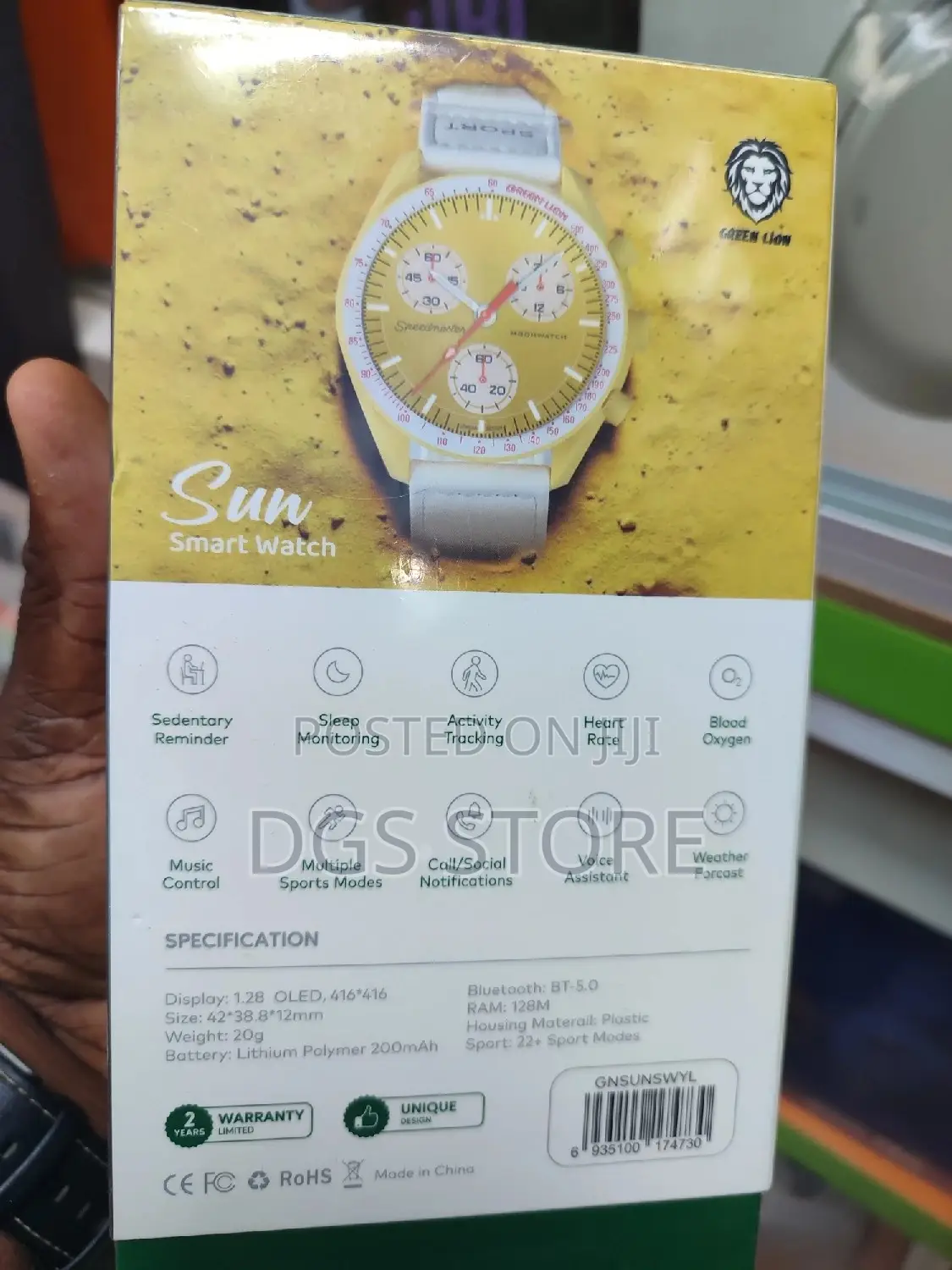 Green Lion Sun Smart Watch