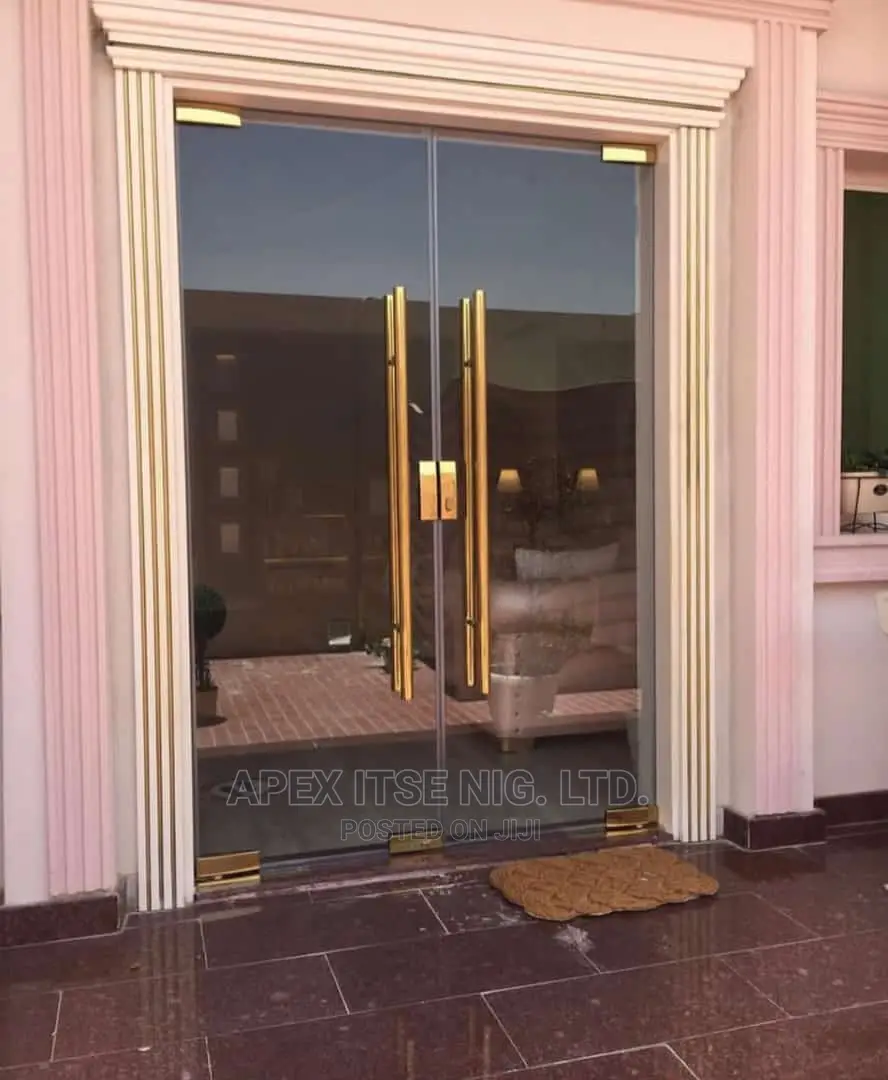 Pivot Swing Door Gold Accessories