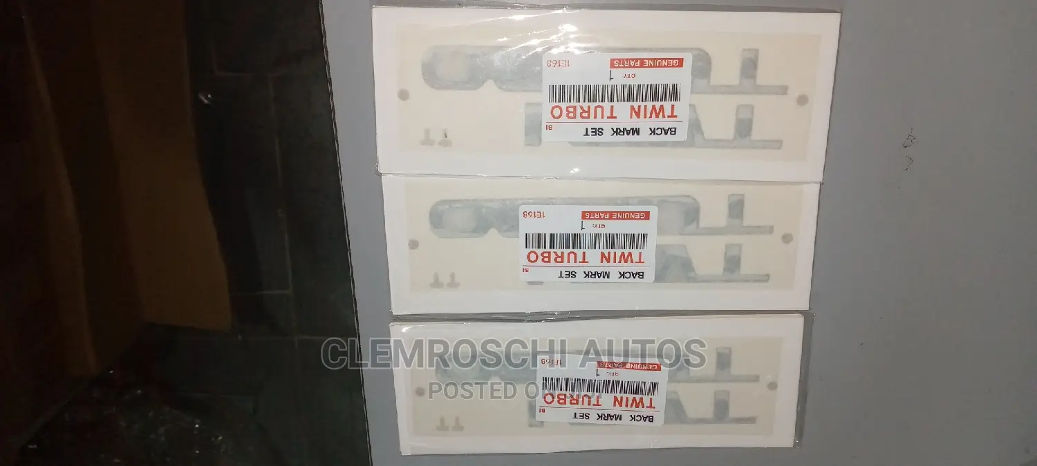 High Quality Certified Written TWIN TURBO Emblem/Logo