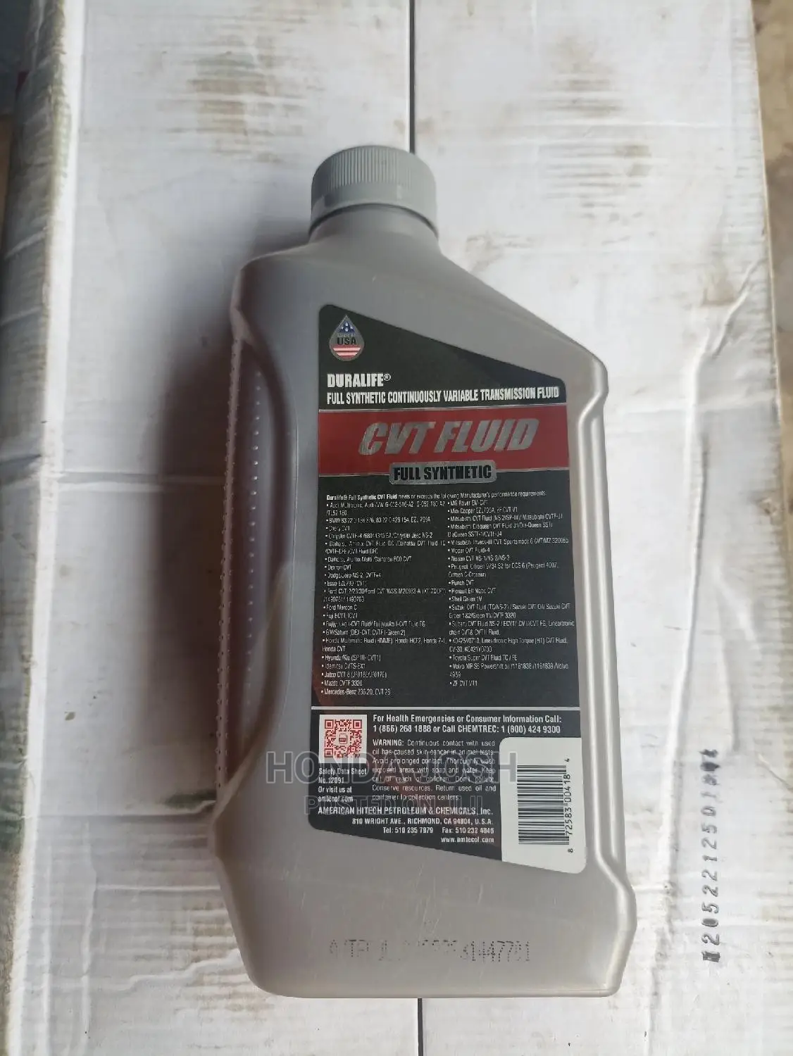 Honda Genuine Gear Oil CVT Fluid HCF 2