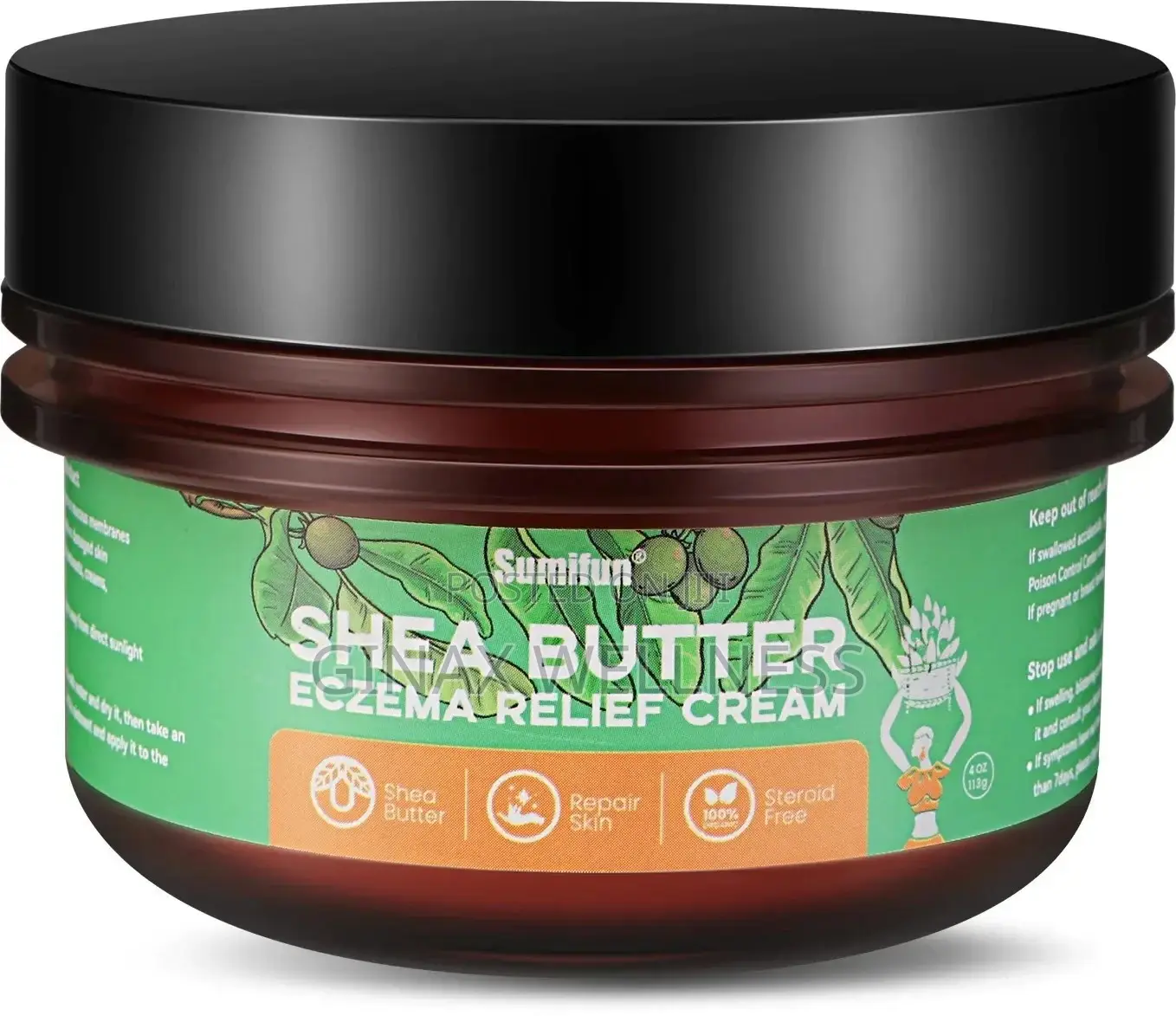 African Shea Butter Cream for Eczema,Psoriasis, and Dry Skin