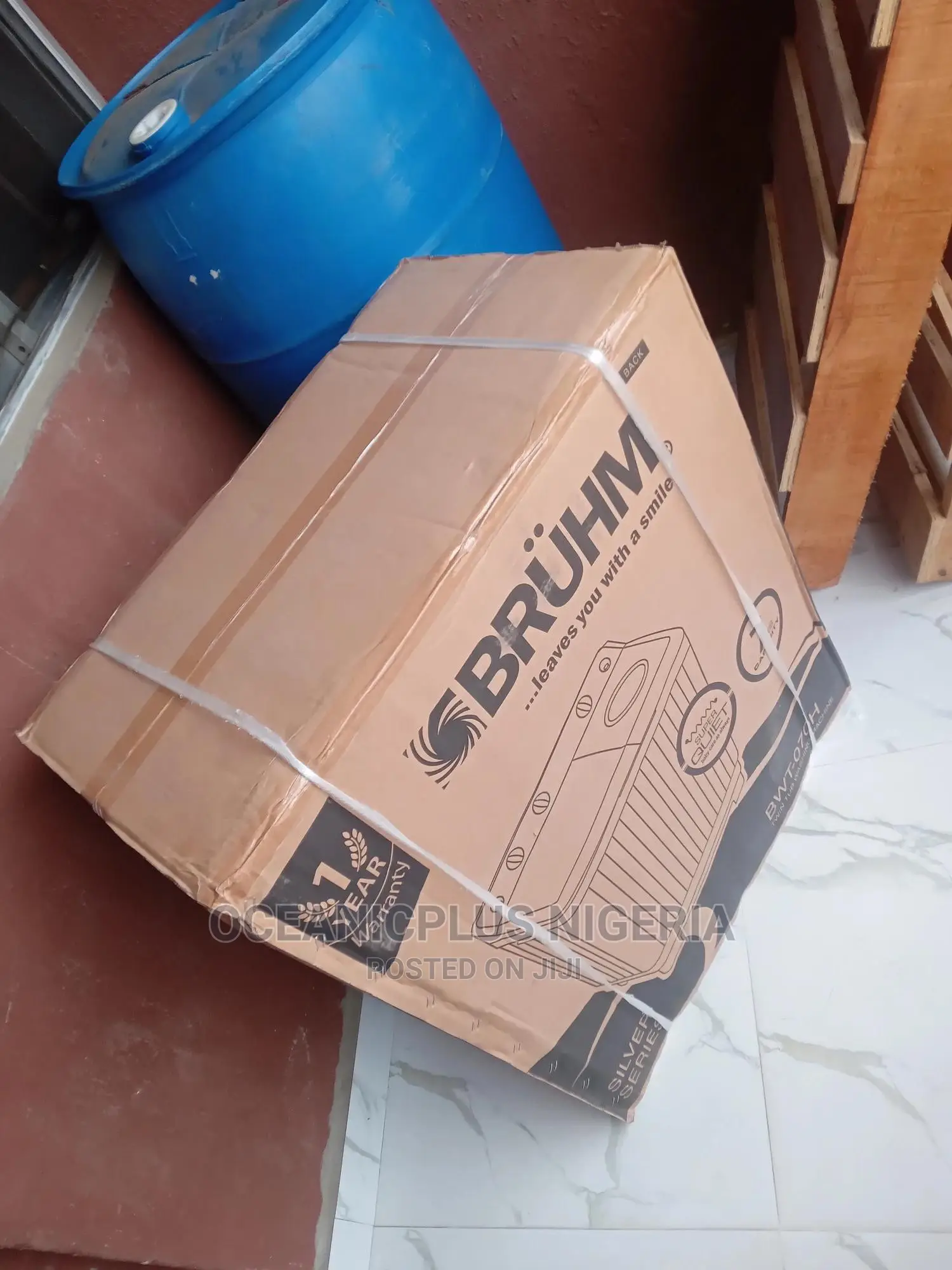 Super Quiet Bruhm 7kg Twin Tub Washing Machine