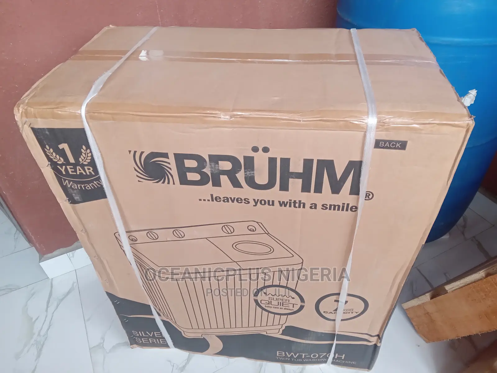 Original Bruhm 7kg Twin Tub Top Loader Washing Machine