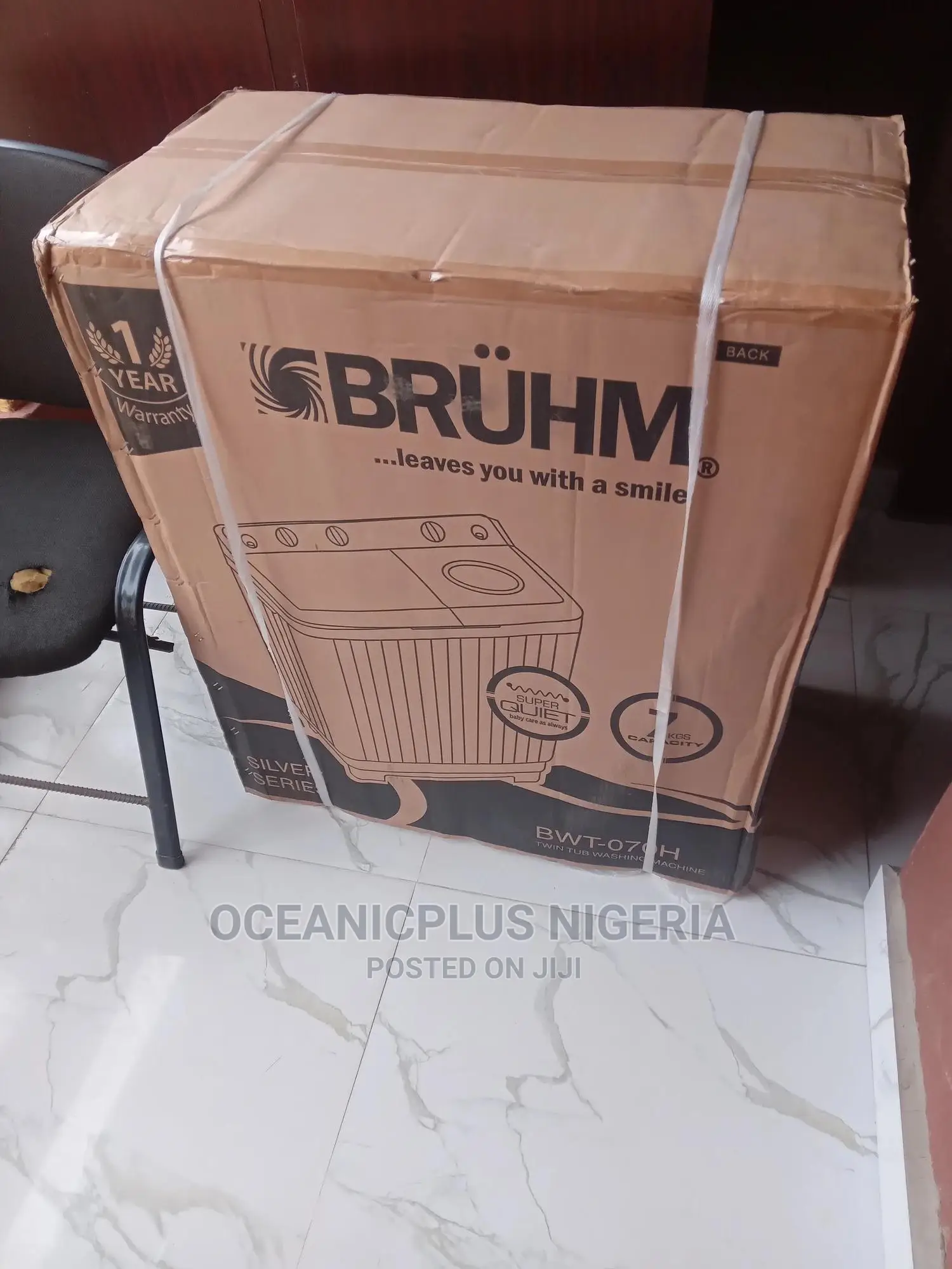 Bruhm BWT-O7oh 7kg Twin Tub Washing Machine