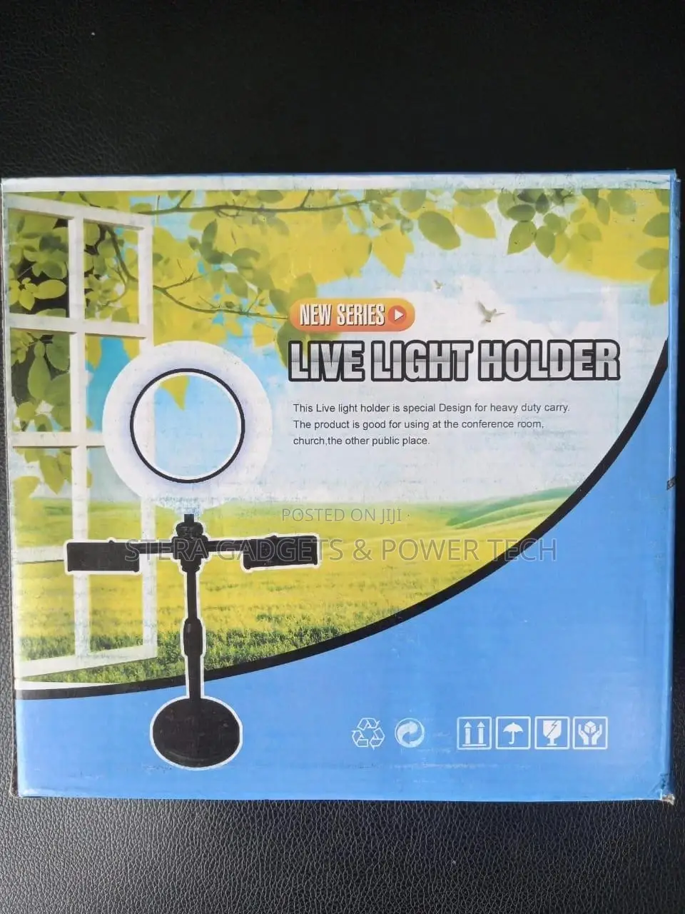 Double Phone Mount for Live Ring Light Holder