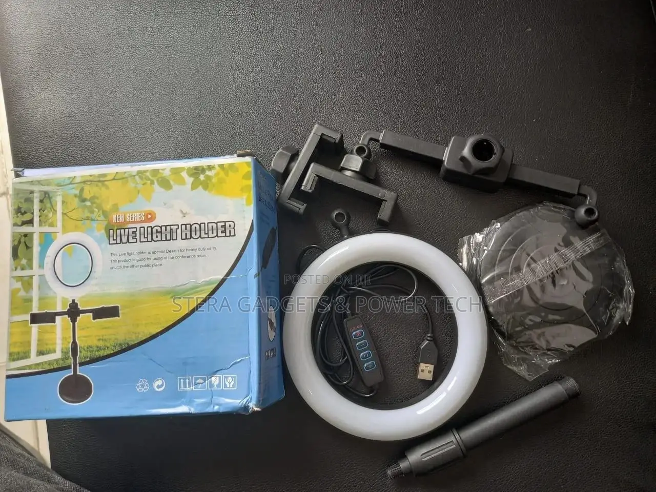 Double Phone Mount for Live Ring Light Holder