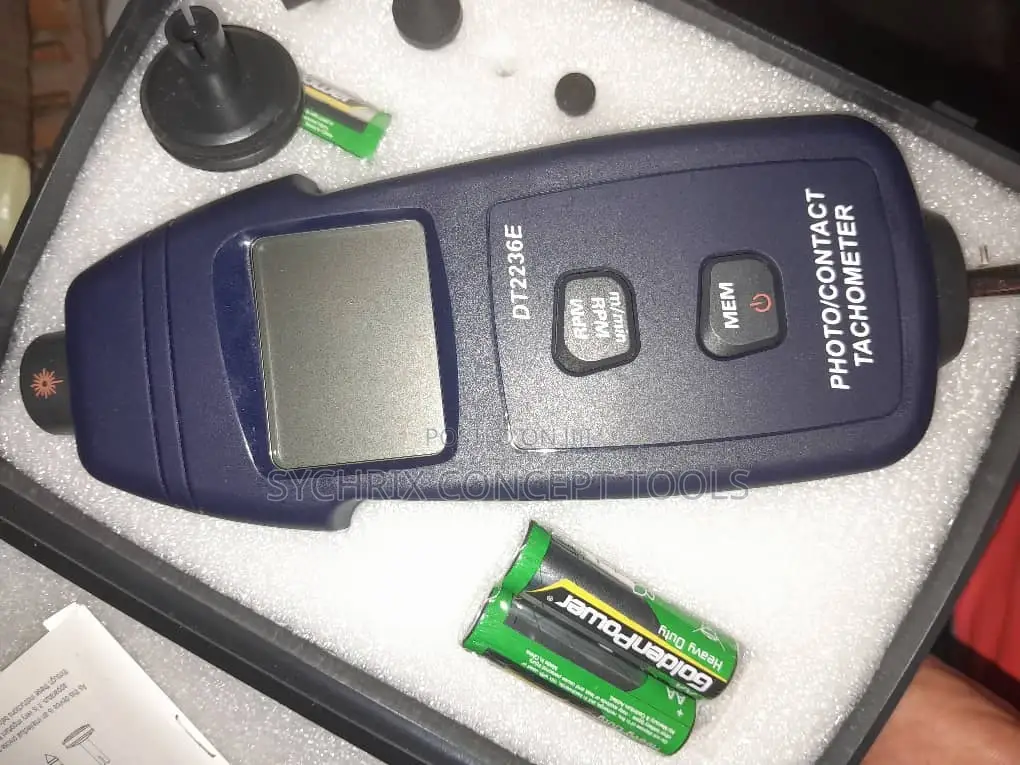 Digital Non Contact Contact Tachometer- DT2236E
