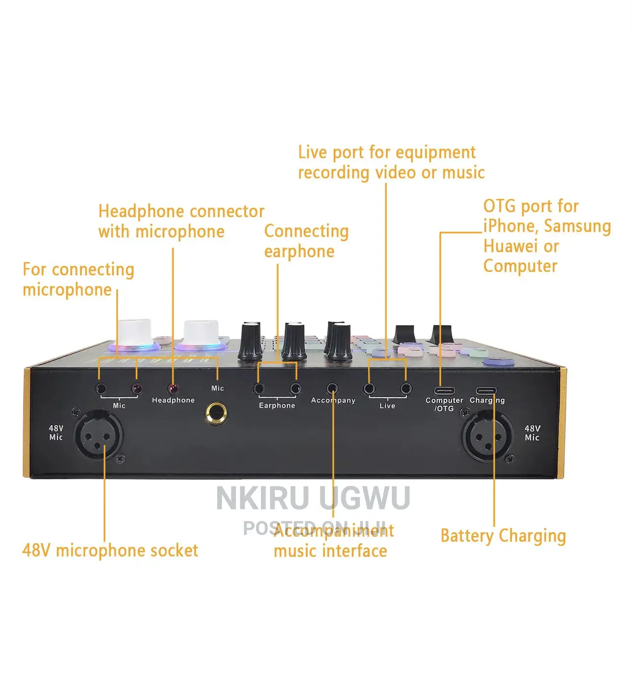 Audio Max N8 Digital Live Sound Card
