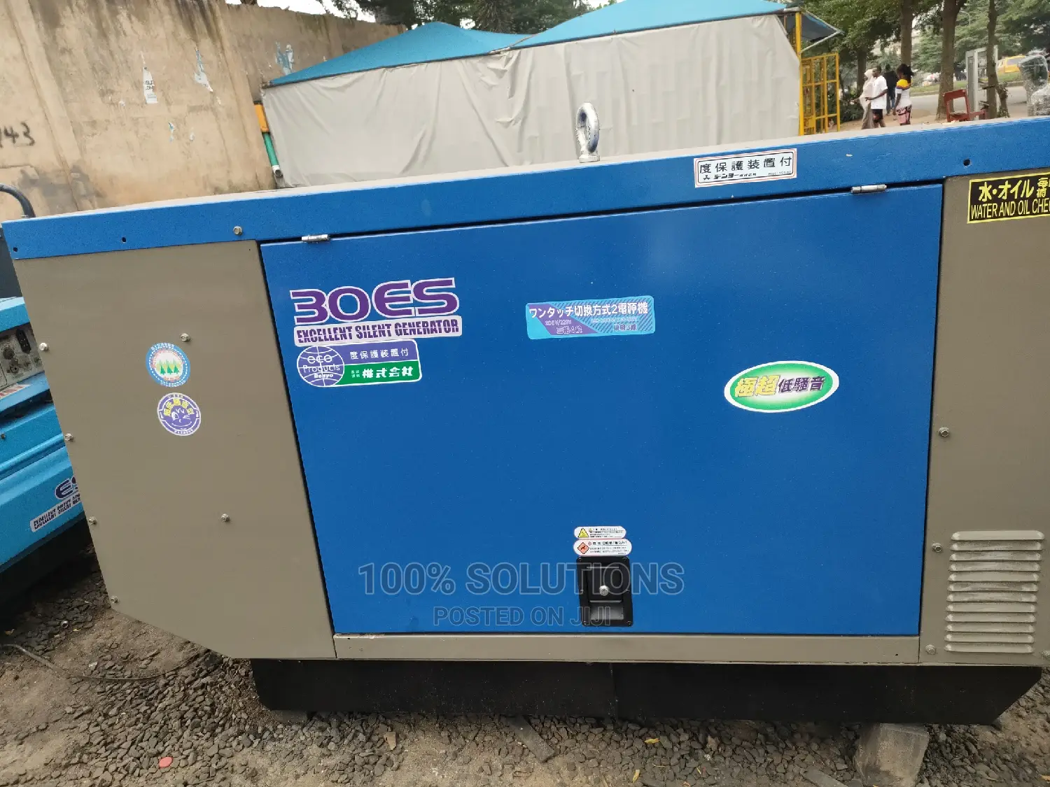 Japan 30KVA Blue Denyo Sound Proof Generator for Sale