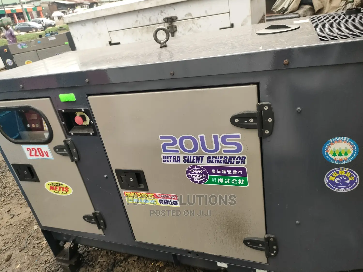 Japan 20KVA Gray Denyo Sound Proof Generator for Sale