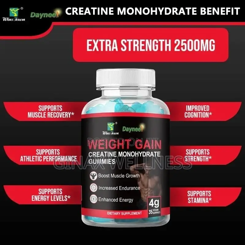 Weight Gain Creatine Monohydrate Gummies | for Muscle