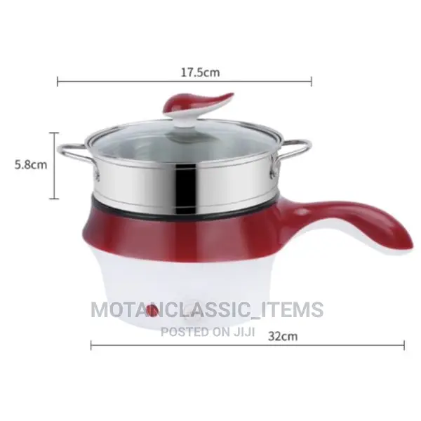 Multifunctional Non-Stick Electric Cooker With Steamer 20cm