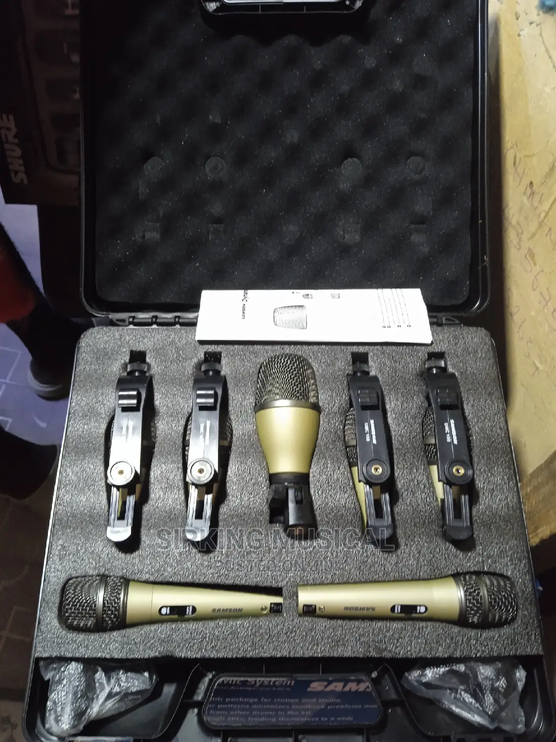 7 Sets Samson Dynamic Drum Microphone