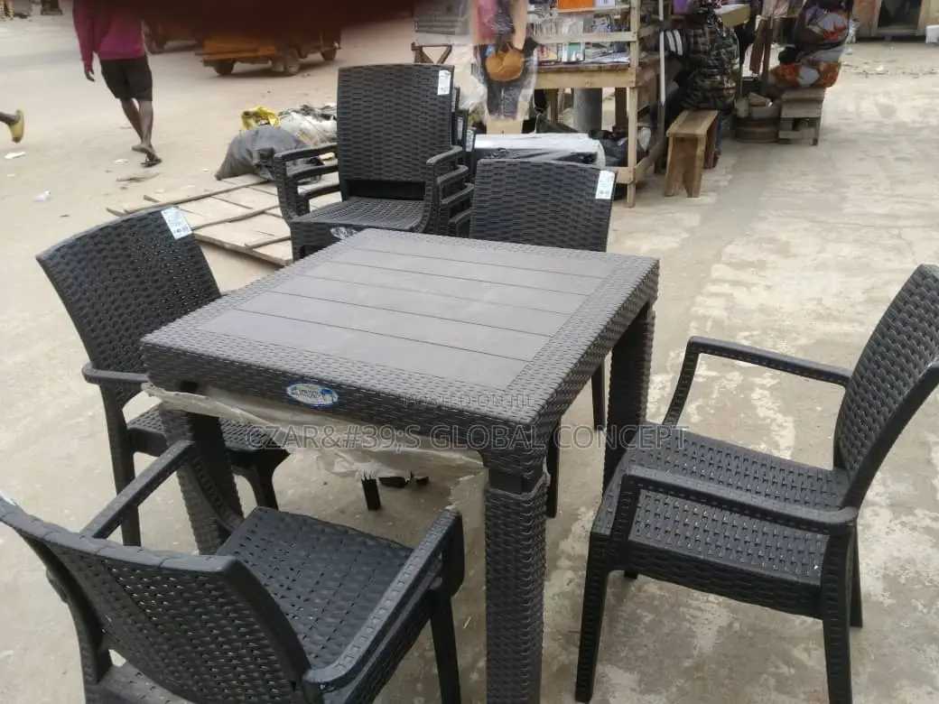 Four Seaters Multi Purpose Plastic Table Set