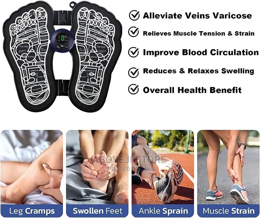 Foot Massager Muscle Stimulator Machine Pad