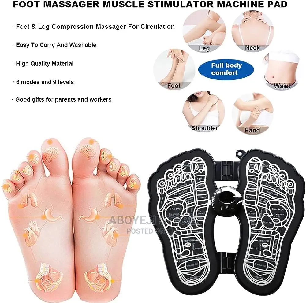 Foot Massager Muscle Stimulator Machine Pad