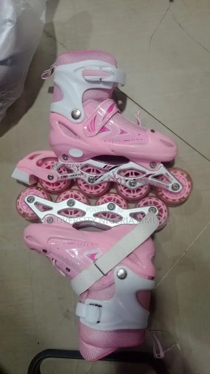 Children Skate Shoe With Helmet, Knee and Elbow Protector