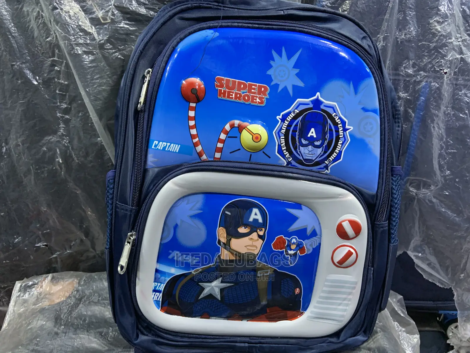 Quality Padded Cartoon Character Children School Bag