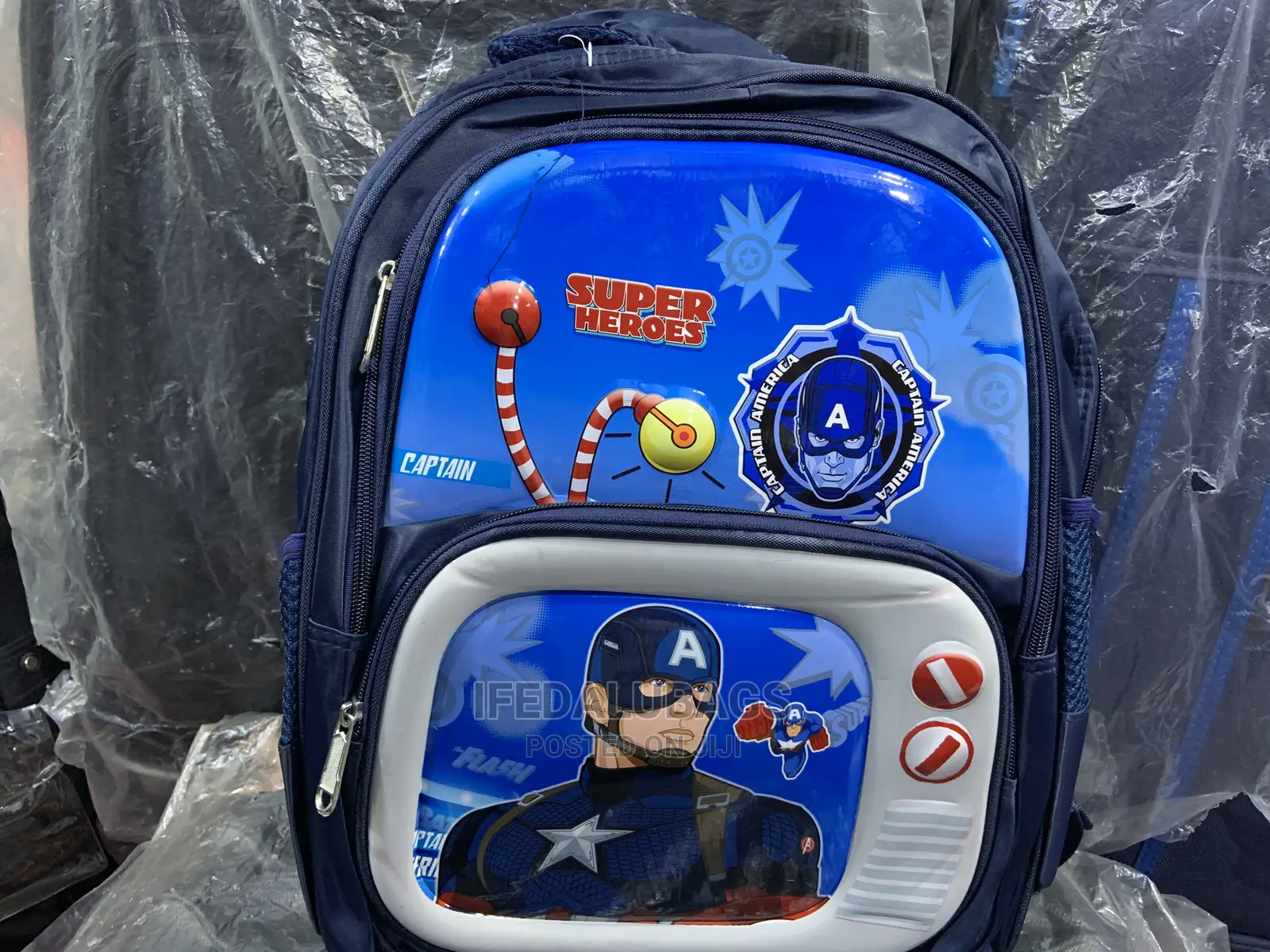 Quality Padded Cartoon Character Children School Bag