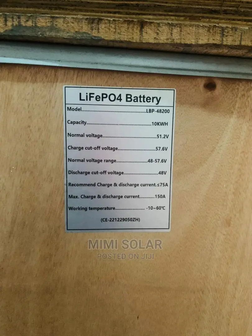 10kwh Lifep04 Lithium Battery