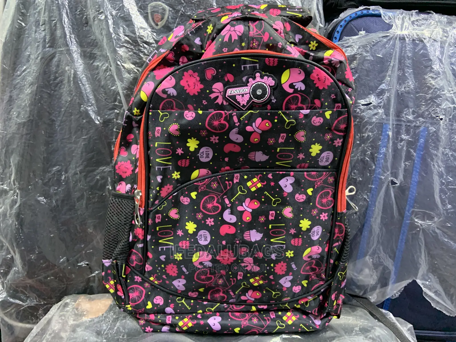 Medium Size Floral Kids School Bag