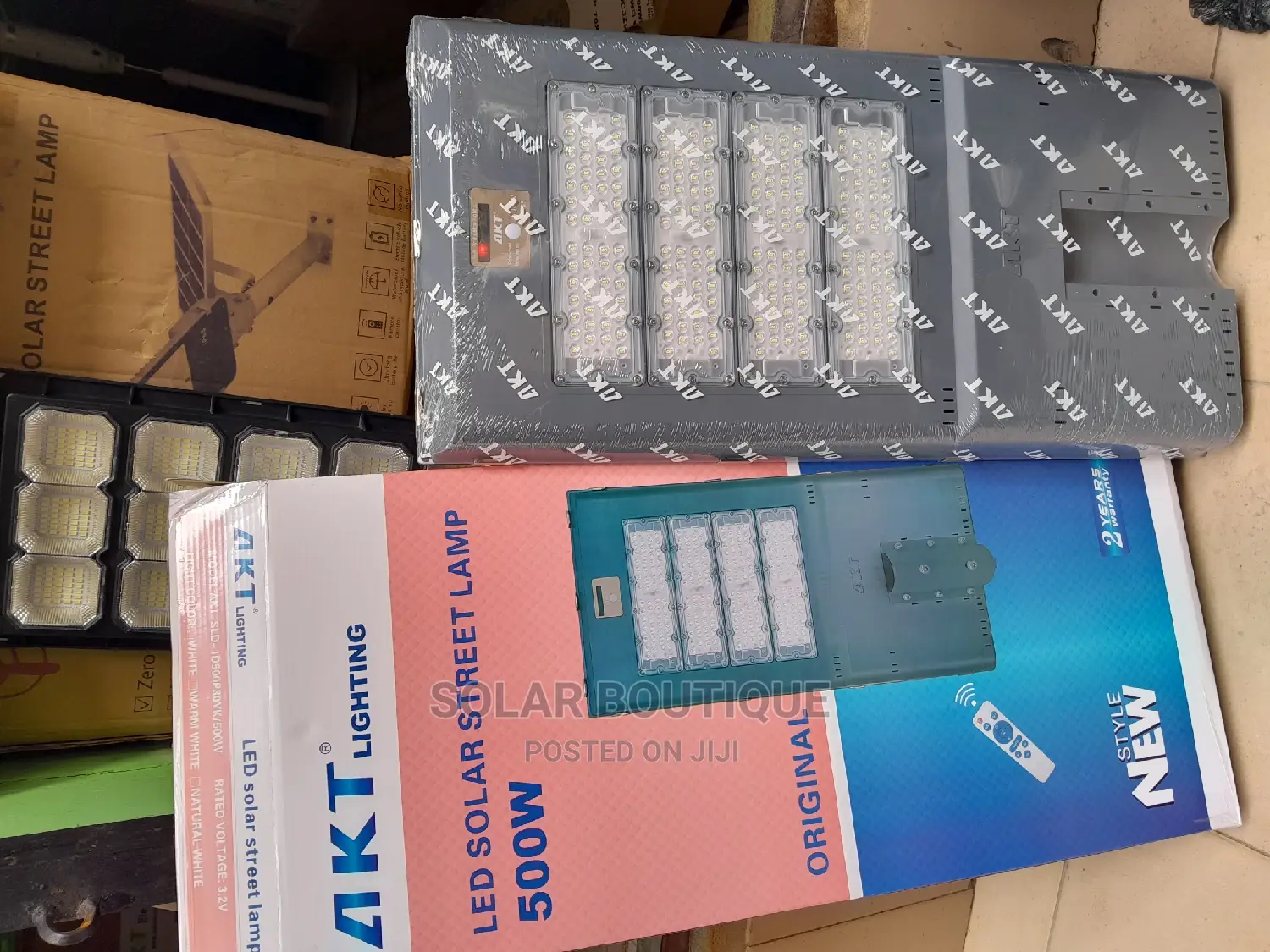 500w AKT Solar Street Light