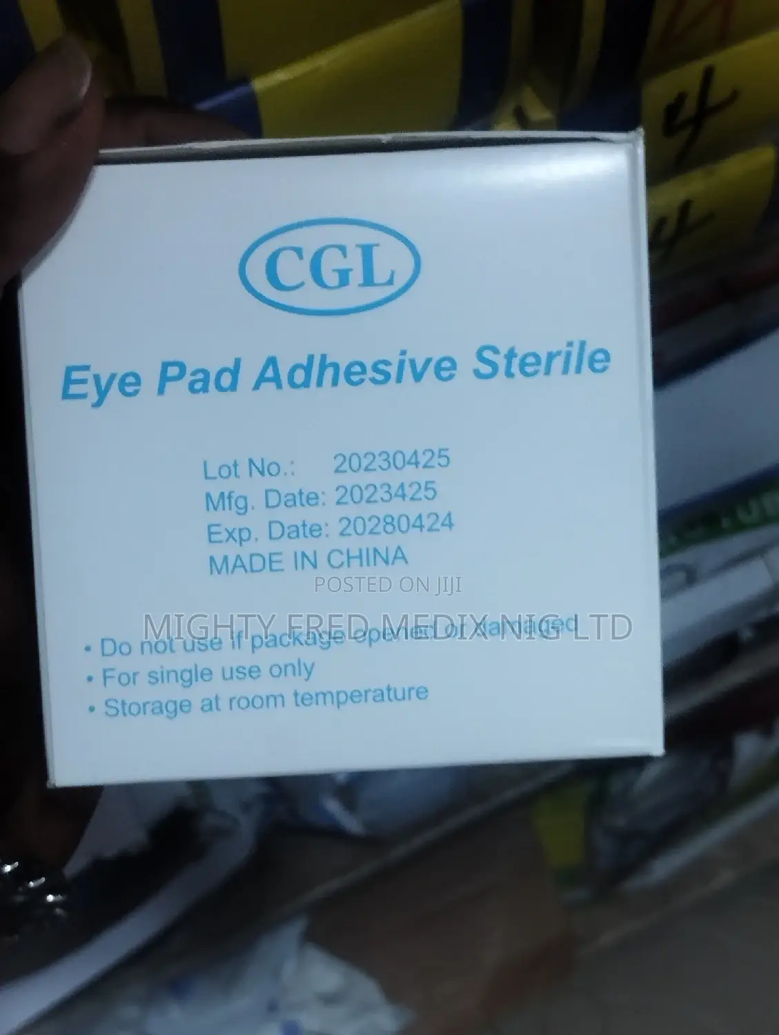 Eye Pad Adhesive Sterile 50pcs