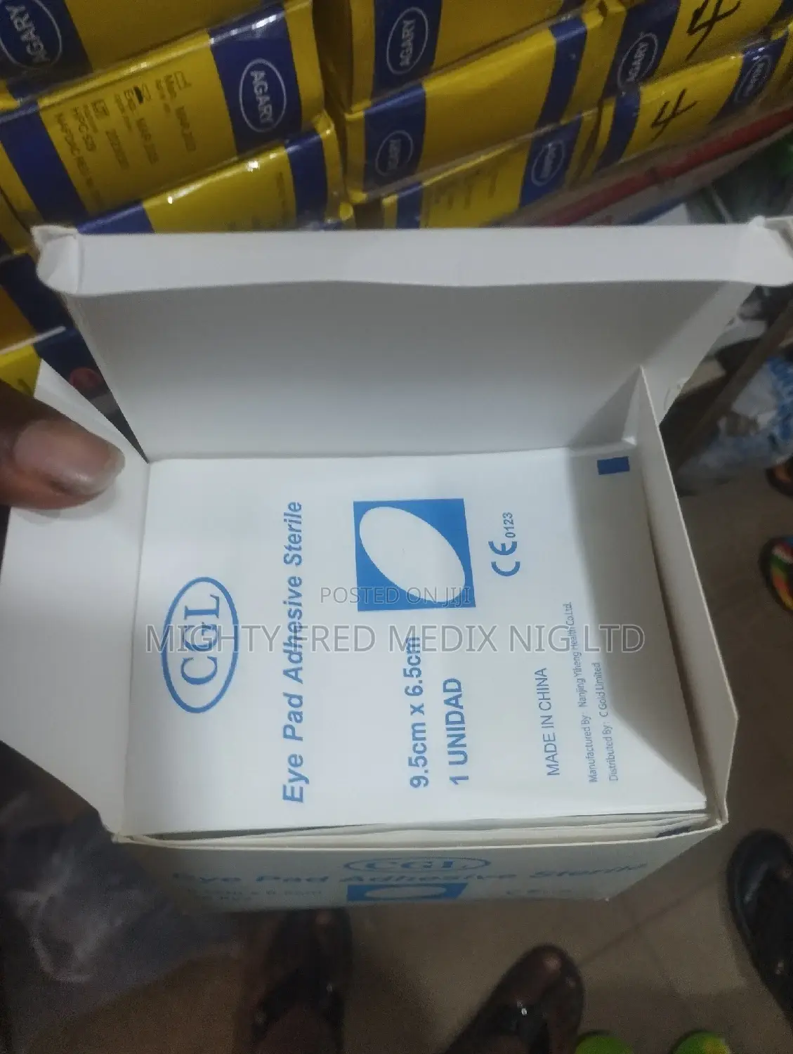 Eye Pad Adhesive Sterile 50pcs
