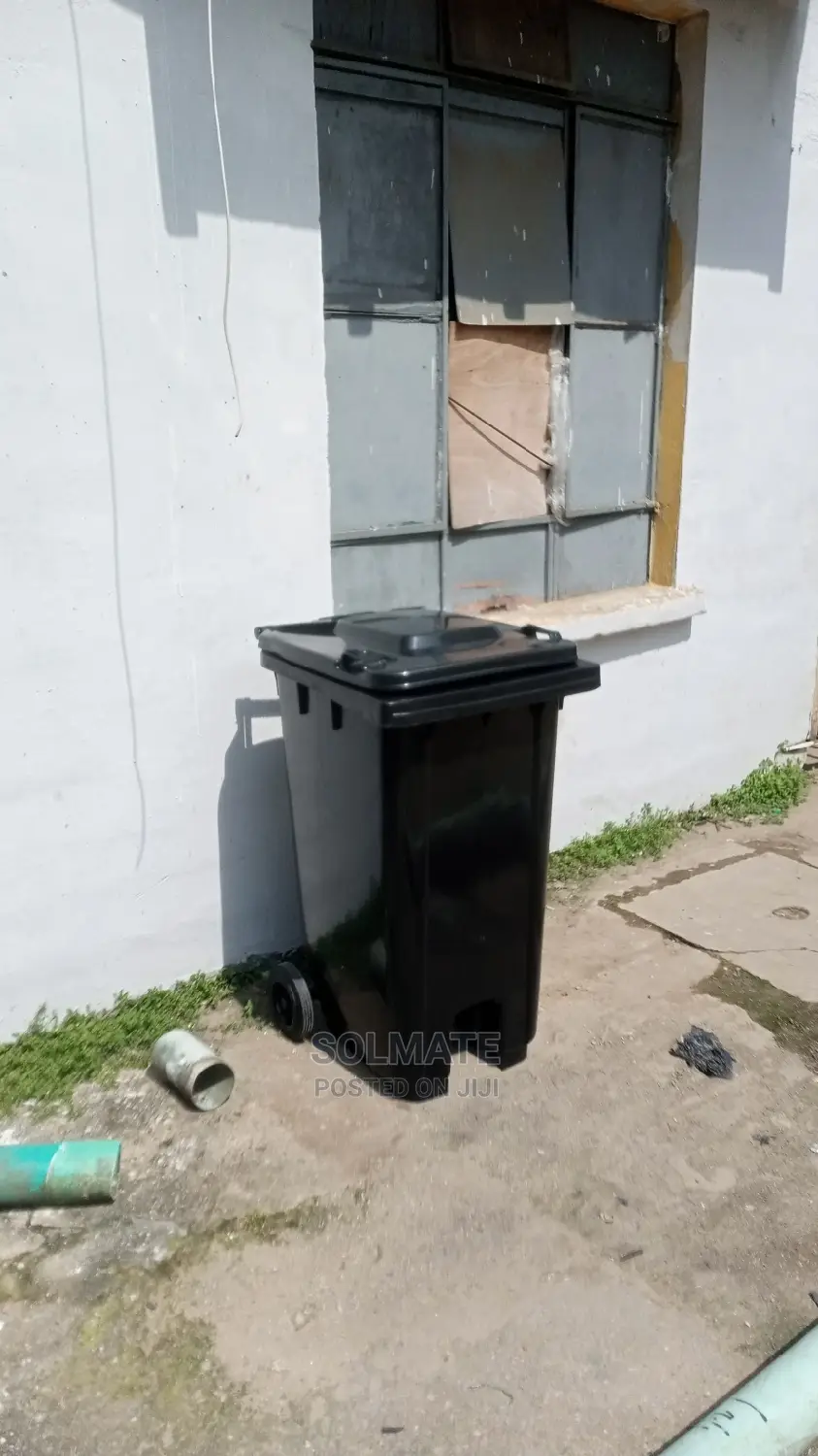 240 Litres Smart Lawma Waste Bins With 2 Rubber Wheels Lid